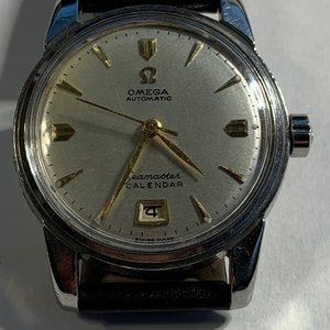 OMEGA Seamaster Calendar 2757-4SC Bumper Automatic Winding Vintage Watch C. 1943